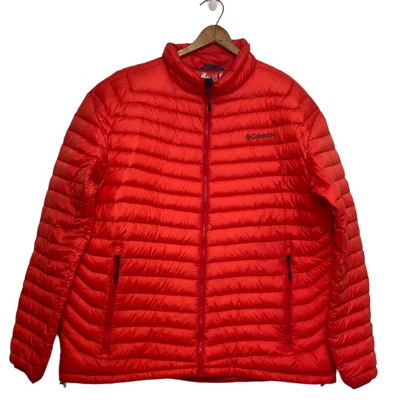 Columbia Jackets & Blazers - 14. Columbia Red Packable Thermal Comfort Omni-heat Puffer Used XXL